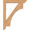 Ekena Millwork Westlake Slat Smooth Bracket w/ Offset Brace, Western Red Cedar, 5 1/2"W x 30"D x 38"H BKT0604X30X38WTL06SWR - alternate 2